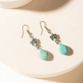Guardian Spirits Drop Earrings in Soft Teal: Soft Teal