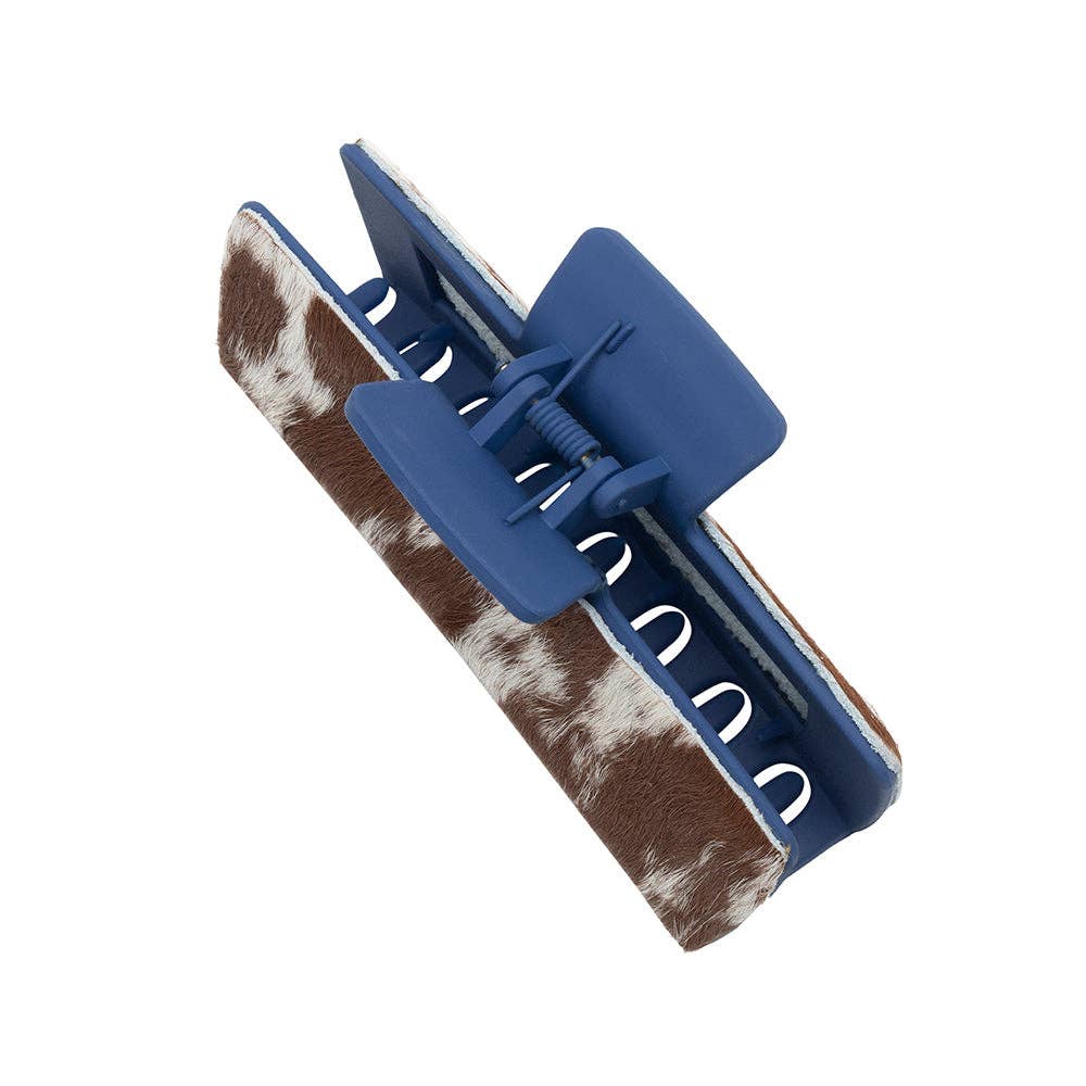 Sage Serenade Hair Comb Clip: Hand-Tooled