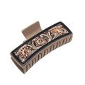Blossom Ridge Hair Comb: Hand-Tooled