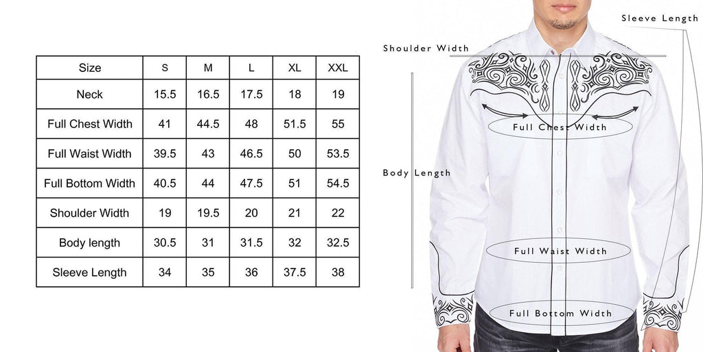 Men's Western Solid Twill Shirt