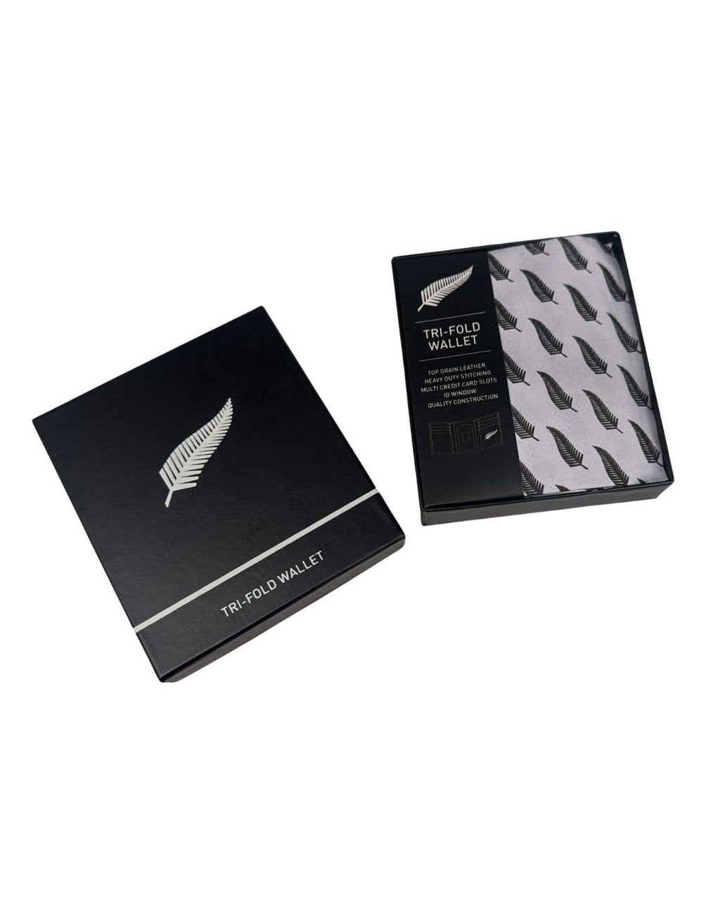 Men’s Tri-Fold RFID Leather Wallet Wellington: Sandal