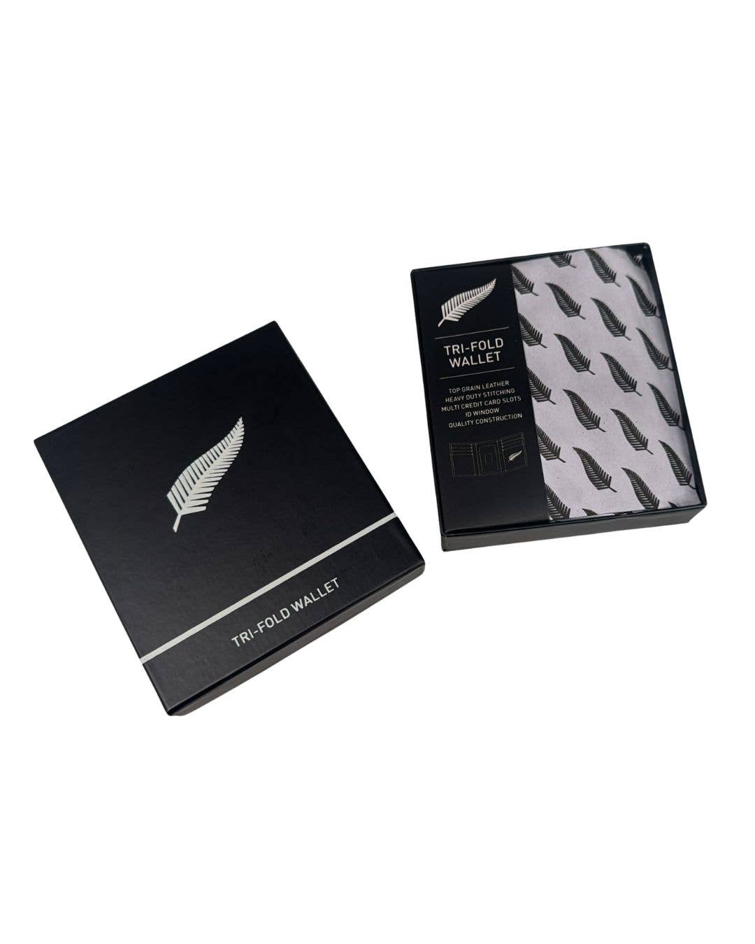 Men’s Tri-Fold RFID Leather Wallet Wellington: Sandal