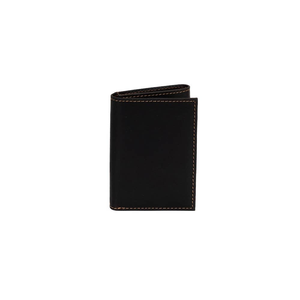 Men’s Tri-Fold RFID Leather Wallet Wellington: Sandal