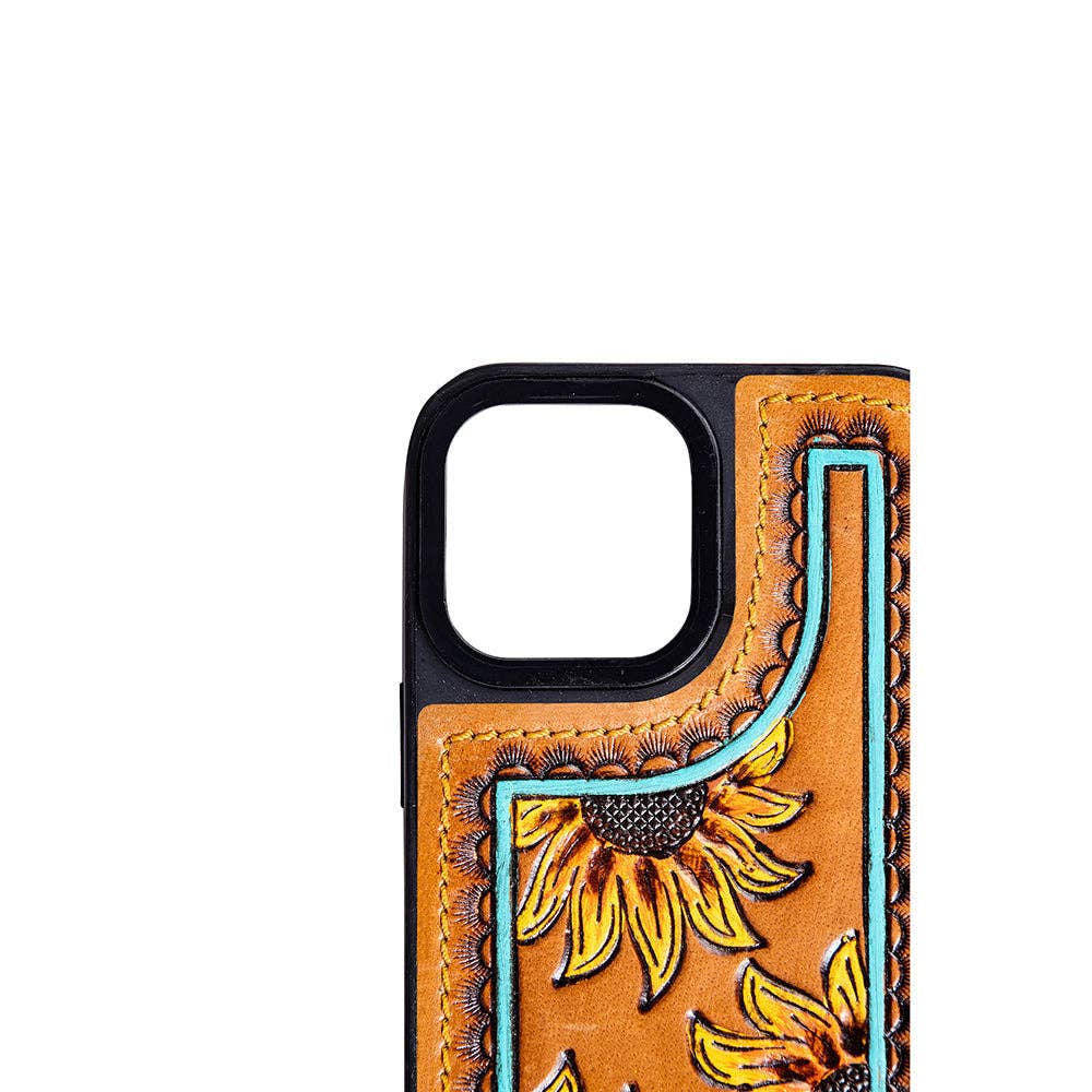 Mesa Spirit Phone Case for iPhone 13 Pro Max: Brown & White