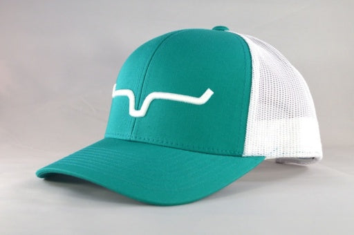 Weekly Trucker Hat Teal/White