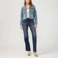 FITTED JEAN JACKET INDIGO product photo