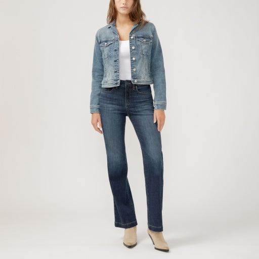 FITTED JEAN JACKET INDIGO product photo