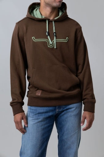 Fast Talker Hoodie Dark Brown