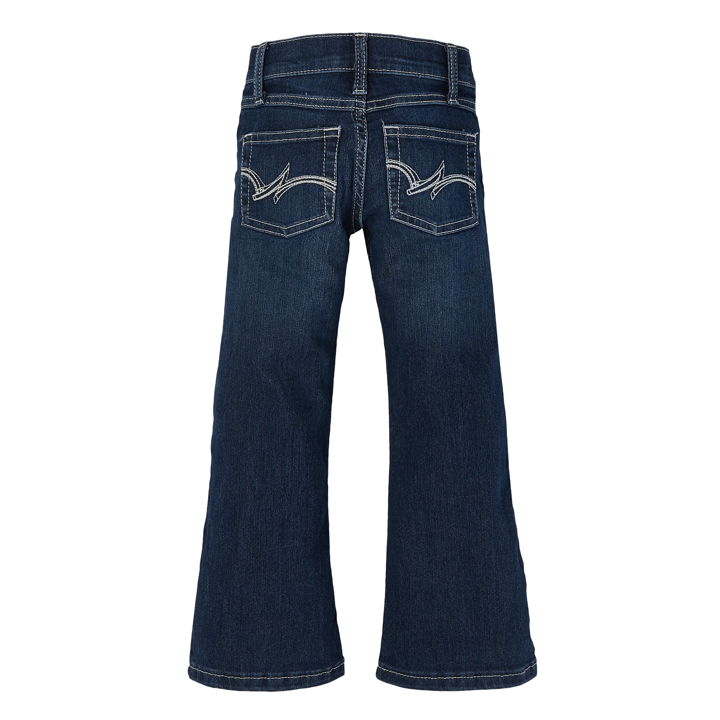 Wrangler Boot Cut Jean - Girls - Premium Patch Dark Blue