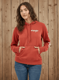 Wrangler Retro Americana Hoodie - Rust